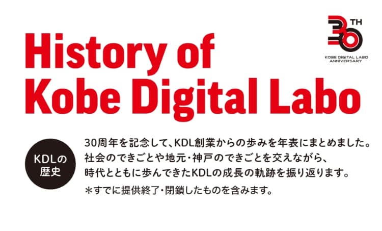 History of Kobe Digital Labo | 株式会社神戸デジタル・ラボ Kobe