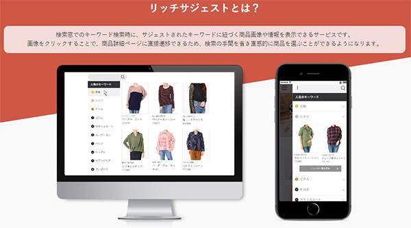 KDLのサービスをご紹介：ネット通販事業者向け「sui-sei」のリッチサジェストが便利