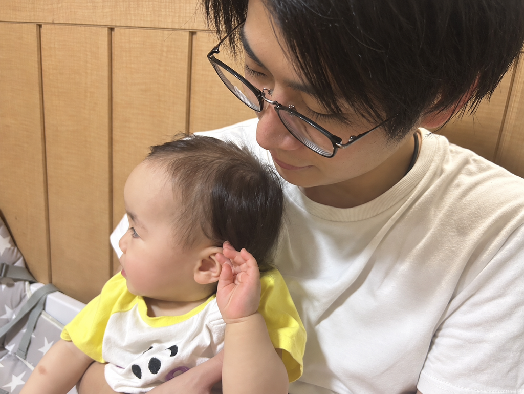 Tさんとお子さんの写真